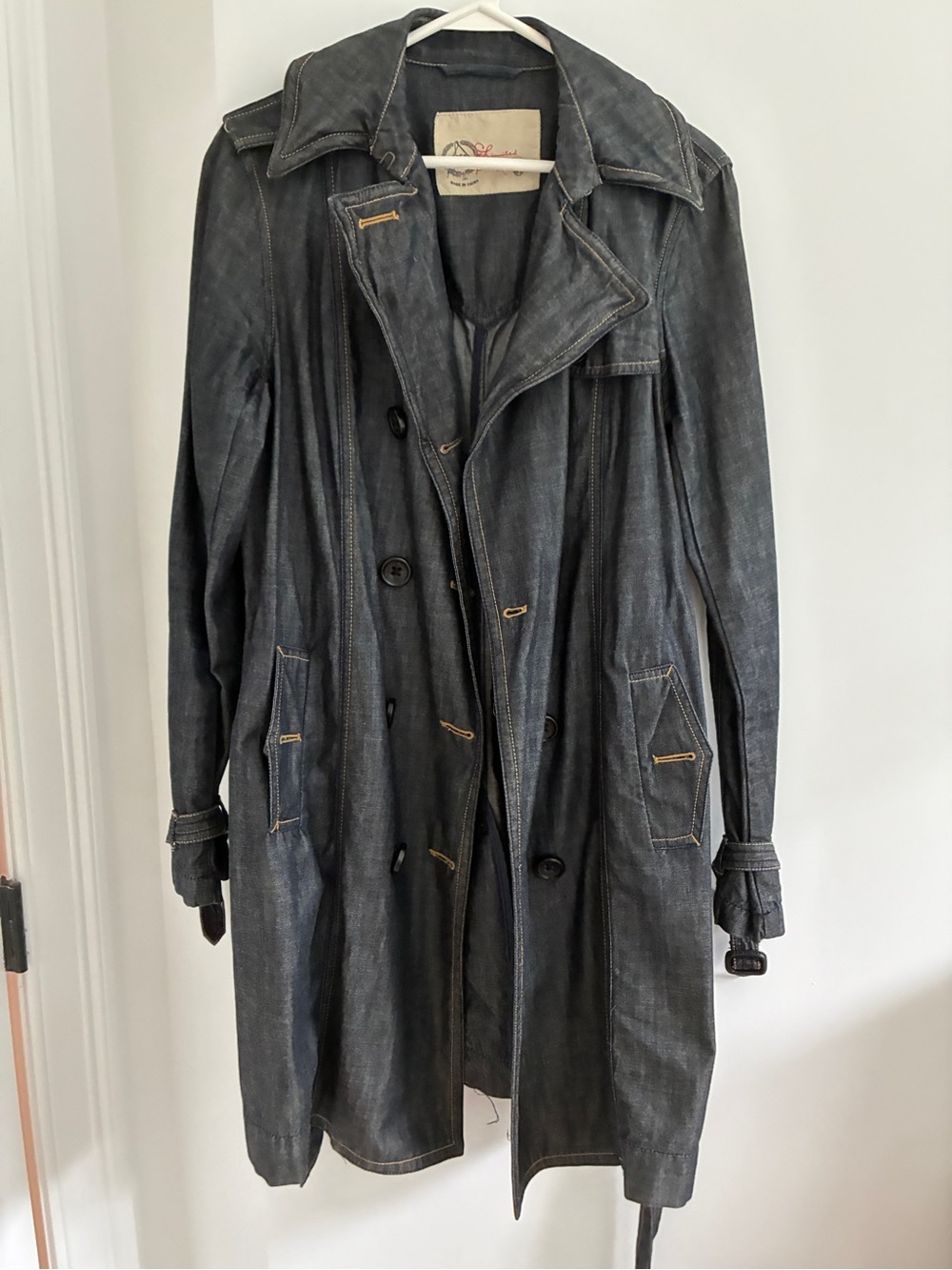 Vintage GAP denim trench coat